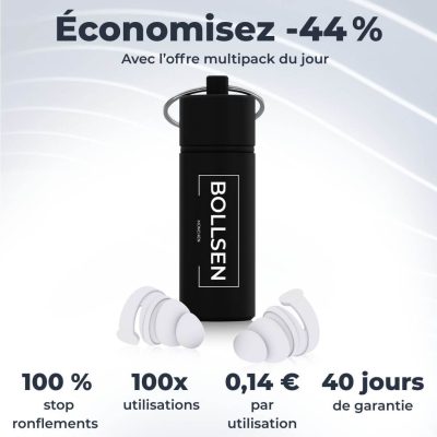 Économisez jusqu’à 44 % avec la protection auditive BOLLSEN