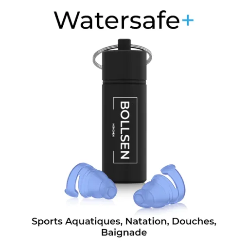 Bouchons d'oreille Watersafe+ - Sports nautiques, natation, douches, bains